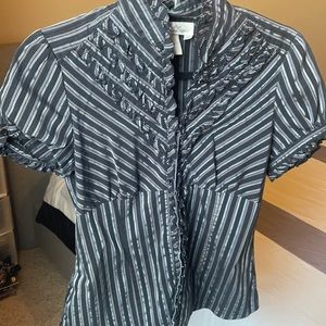 Business shirt, V neck and sliming